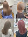 アクルヘアーバイテソロ(AKUR hair by tesoro) Beige系カラー、透明感カラーお任せください◎