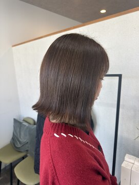 カーキ 甲府(khaki) 白髪ぼかし×赤み消し透明感グレージュ