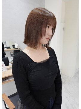 シェノン 夙川(CHAINON) 小顔カット/ボブ/大人ボブ/顔まわりレイヤー