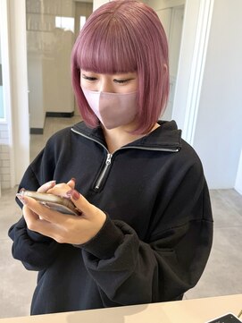 カシェ キョウマチ(cashe’e) ピンクカラー/ブリーチ