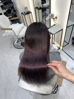 ジーナ 吉塚(Zina)&nbsp;艶髪 韓国風 ボルドーブラウン【福田れん】吉塚美容室 髪質改善