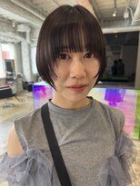 オルネ 代官山(OLUNE)&nbsp;小顔見せ前下がりミニボブ