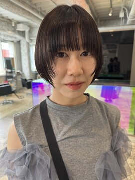オルネ 代官山(OLUNE) 小顔見せ前下がりミニボブ