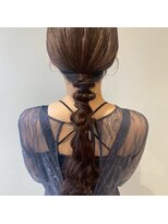 アース 柏店(HAIR&MAKE EARTH)&nbsp;タイト編みおろし