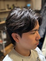 エクファフォーメンホワイト 大津 南草津(EX-FA FOR MEN WHITE) リバースセンターパート/ニュアンスパーマ/ダウンバング/瀬田
