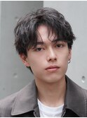 銀座メンズルーズショートパーマルーズパーマシャドウパーマ短髪