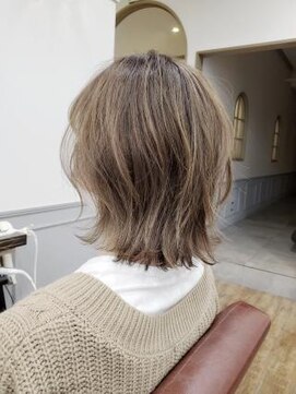 グランシュ 青葉台店(GranCieux) ハイライト×グレージュ×切りっぱなし☆