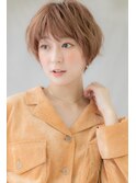 カーキペールカラー抜け感ショートマッシュ301Z戸頭10代20代30代