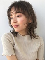 サロン(Salon)&nbsp;外ハネくびれ　ネオウルフ　ハイライトオイルカラー　Salon菅野