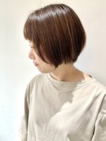 フォーク FOLK&nbsp;【FOLK】小顔 ショートバング ボブ イメチェン ピンクベージュ♪