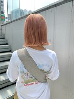 レーベン(LEBEN)&nbsp;【ブリーチ２回～】ハイトーンピンクオレンジ★