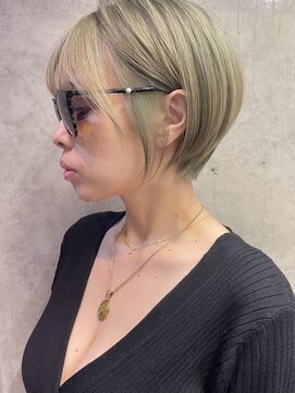 ハイトーンペールミントグリーンショートボブあゆ風担当カタダ L ロータス Lotus のヘアカタログ ホットペッパービューティー ハイトーンペールミントグリーンショートボブあゆ風担当カタダ L ロータス Lotus のヘアカタログ ホットペッパービューティー