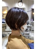 ミニショート　プラチナベージュ
