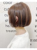 【morio札幌】札幌ミニボブ 大人かわいいあごラインボブ