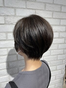 アッシュ 稲田堤店(Ash) くびれショートボブ×ナチュラルグレージュ