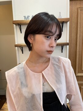 メイクス 表参道(MAKE'S omotesando) ホワイトグレージュ/デジタルパーマ/フェザーパーマ/表参道