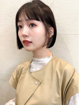 ラフ フロム ガーデン(Laf from GARDEN) お洒落なインナーカラーボブ/ヘルシースタイル