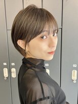 ガーデン タチカワ(garden tachikawa)&nbsp;束感ショート×小顔立体カット×ココアブラウン