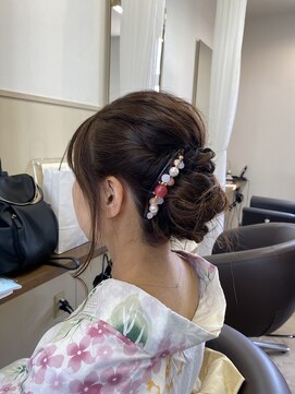 コアフィールフィス(COIFFURE fils) 新規お得クーポンあり【見附　今町】浴衣ヘアスタイル