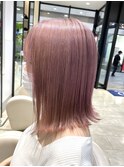 ハイトーンダブルカラーケアブリーチボブ