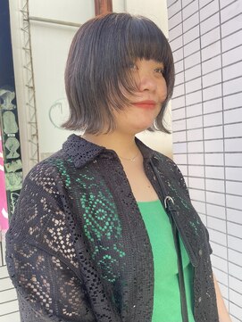 シオ ヘアー デザイン(Sio. hair design) 切りっぱなしボブ/顔周りレイヤー/小顔効果