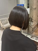 襟足が綺麗なボブスタイル