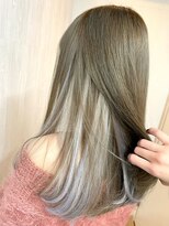 グロス 心斎橋(GLOSS)&nbsp;【エクステ】インナーエクステ　グレーアッシュ