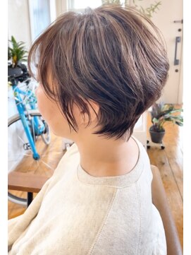 テラス(Terasu) 函館/ボブ/ショートボブ/ハイライト/透明感/大人かっこいい