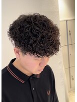 スイッチ(men's SWITCH)&nbsp;大分メンズプードルパーマツイストスパイラルマッシュ刈り上げ