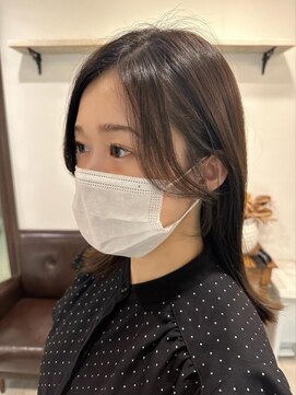 ティラベント 南船場店(tiravento) 韓国風顔周りレイヤーカット