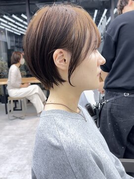 ビューブルー 亀戸錦糸町(VIEW BLUE) 美髪シアーカラーピンクブラウンショート