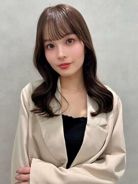 アッシュ 中野店(Ash) イメチェン/似合わせカット/フルバング/レッドブラウン/中野