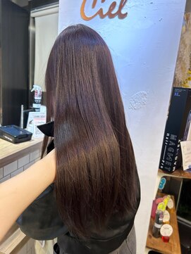 アリスバイアフロート 自由が丘(ALICe by AFLOAT) 〇ラベンダーグレージュ ブリーチなし 透明感カラー