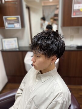 ケースタイル ヘアスタジオ 神保町店(K STYLE HAIR STUDIO) ツイストスパイラルパーマ/波巻きスパイラルパーマ/メンズ