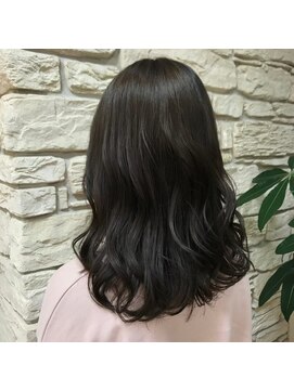 美容室ヒラトヤ 仙北店 30代40代50代◎大人可愛い小顔無造作カールナチュラルアッシュ
