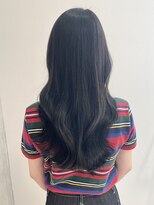 ヨーク(YOKE)&nbsp;暗髪艶髪ロングレイヤー顔まわり