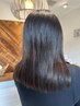 髪質改善Tr【ロング】＋カット＋イルミナカラーーグローバルミルボン+集中Tr