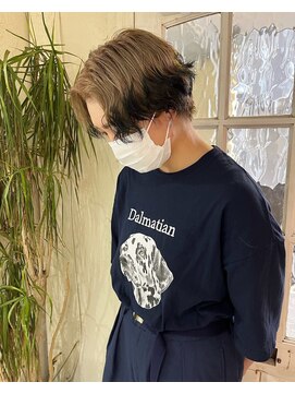 イーチ 吉祥寺(EACH) ハンサムショート×デザインカラー