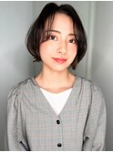 大人美人ショートボブこなれセンターパートp1大宮20代30代40代