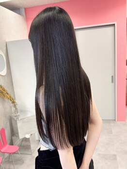 ヘルツ(Hz)の写真/まるで生えたての髪のような素髪っぽさ！ナチュラルでツヤのある美しい髪へ◎サラサラの手触りに感動♪