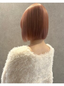 ソア 並木坂(Soa) 韓国ボブ/艶カラー/タッセルボブ/熊本/ピンクベージュ/並木坂