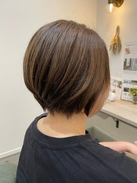 クーラペ(Cura Per hair garden) 前下がりグラデボブ