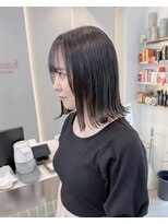 ロンドリゼル 札幌(Lond RiseL) オリーブグレー/前髪/ボブ/マロンベージュ/レイヤーカット/小顔