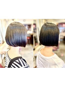 ショートが似合うかわからない。カットが終えるころにはお客様の不安もすっかり消え去っているでしょう☆