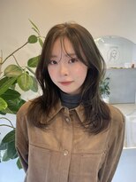 エンリッチヘア(enrich hair)&nbsp;ブリーチなし/オリーブ/インナーレイヤー/顔まわりレイヤー