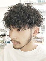 フィフス 大分(fifth)&nbsp;大分ツイストスパイラルパーマメンズカットツーブロックマッシュ