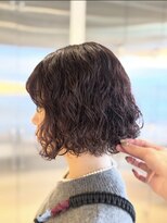 オーガニック リブ 川越(organic+live) 20代30代◎冬のミニボブパーマ小顔