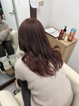 ジエクト アイロ(The Ect ilo) チェリーレッド ボルドーカラー 髪質改善カラー