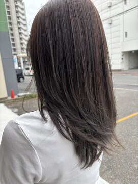 エイティヘア(Eighty hair) 大人かわいいミルクティグージュ