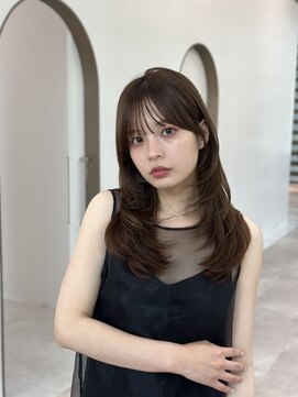 ライズ ネックス ザ サロン 渋谷(LIZE nex the salon) 【小顔レイヤーカット　前髪あり　#14】#渋谷駅#韓国#髪質改善